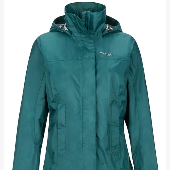Marmot Precip Eco Rain Jacket - Teal (Size M) - Picture 7 of 7